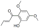 1-(6-Hydroxy-2,4-dimethoxyphenyl)-2-butene-1-one Structure,62995-12-4Structure