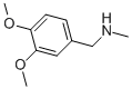 (3,4-Dimethoxybenzyl)methylamine Structure,63-64-9Structure