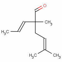 2,5-Dimethyl-2-(prop-1-enyl)hex-4-enal Structure,63007-26-1Structure