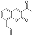 3-乙酰基-8-烯丙基-2H-色烯-2-酮结构式_6301-16-2结构式