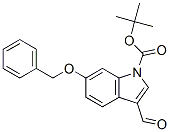 6-Benzyloxy-3-formylindole-1-carboxylic acid tert-butyl ester Structure,630110-71-3Structure