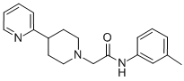 N-(3-methylphenyl)-4-(2-pyridinyl)-1-piperidineacetamide Structure,630116-49-3Structure