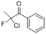 (9CI)-2-氯-2-氟-1-苯基-1-丙酮结构式_63017-20-9结构式