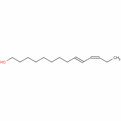 (Z,e)-tetradeca-9,11-dien-1-ol Structure,63025-02-5Structure