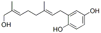2-[(2E,6e)-8-hydroxy-3,7-dimethyl-2,6-octadienyl ]-1,4-benzenediol Structure,63025-46-7Structure