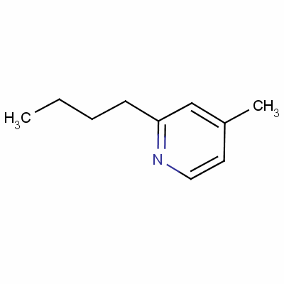 2-丁基-4-甲基-吡啶结构式_6304-31-0结构式