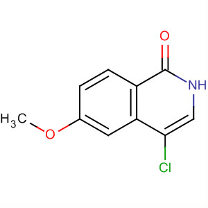 4-Chloro-6-methoxy-1(2h)-isoquinolinone Structure,630423-37-9Structure