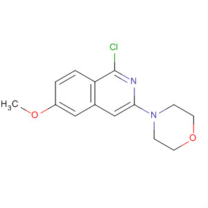 1-Chloro-6-methoxy-3-(4-morpholinyl)isoquinoline Structure,630424-48-5Structure