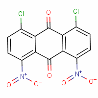 1,8-二氯-4,5-二硝基-9,10-蒽二酮结构式_6305-90-4结构式