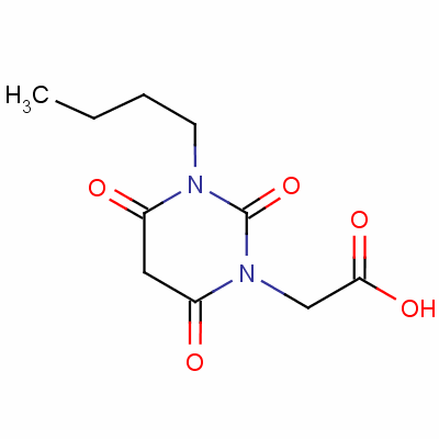 3-Butyltetrahydro-2,4,6-trioxo-2h-pyrimidine-1-acetic acid Structure,63059-37-0Structure