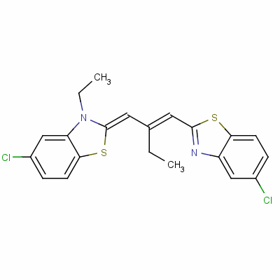 5-Chloro-2-[2-[(5-chlorobenzothiazol-2-yl)methylene]butylidene]-3-ethyl-2,3-dihydrobenzothiazole Structure,63059-42-7Structure