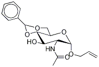 Allyl 2-(acetylamino)-2-deoxy-4,6-o-(phenylmethylene)-α-d-glucopyranoside Structure,63064-49-3Structure