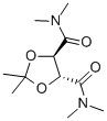 (4R,5R)-4,5-二(二甲氨基羰基)-2,2-二甲基二氧结构式_63126-29-4结构式