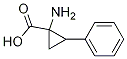 1-氨基-2-苯基环丙烷羧酸结构式_63140-93-2结构式