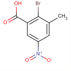 2-Bromo-3-methyl-5-nitrobenzoic acid Structure,631911-95-0Structure