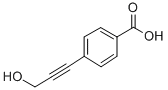 4-(3-Hydroxyprop-1-ynyl)benzoic acid Structure,63197-50-2Structure