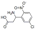 3-氨基-3-(5-氯-2-硝基苯基)-丙酸结构式_63235-32-5结构式