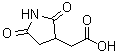 (2,5-Dioxopyrrolidin-3-yl)acetic acid Structure,6324-87-4Structure