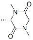 (s)-(9ci)-1,3,4-三甲基-2,5-哌嗪二酮结构式_63273-60-9结构式
