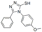 4-(4-Methoxyphenyl)-5-phenyl-4H-1,2,4-triazole-3-thiol Structure,63279-75-4Structure