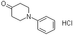 1-苯基哌啶-4-酮盐酸盐结构式_6328-93-4结构式