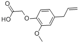 (4-烯丙基-2-甲氧基苯氧基)乙酸结构式_6331-61-9结构式