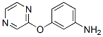 3-(2-吡嗪氧基)苯胺结构式_633300-16-0结构式