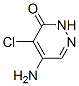 4-氨基-5-氯哒嗪-6-酮结构式_6339-19-1结构式