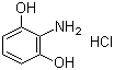 2-氨基-1,3-苯二酚盐酸盐结构式_634-60-6结构式