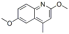 2-氯-6-甲氧基-4-甲基喹啉结构式_6340-55-2结构式