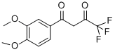 1-(3,4-二甲氧基苯基)-4,4,4-三氟-1,3-丁二酮结构式_63458-98-0结构式