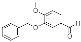 3-Benzyloxy-4-methoxybenzaldehyde Structure