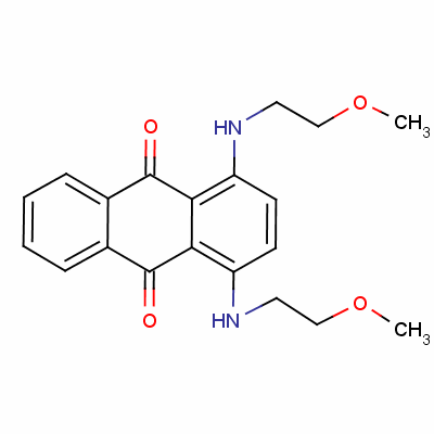 1,4-Bis[(2-methoxyethyl)amino]anthraquinone Structure,63466-98-8Structure