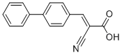 Alpha-cyano-4-phenylcinnamic acid Structure,63472-31-1Structure