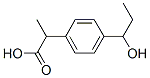 Benzeneacetic acid,4-(1-hydroxypropyl)--alpha--methyl-(9ci) Structure,63476-31-3Structure