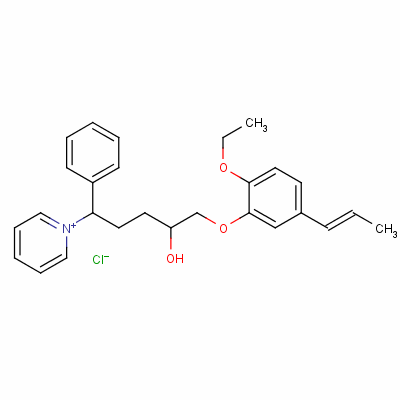 (E)-(diphenylmethyl)[3-(2-ethoxy-5-prop-1-enylphenoxy)-2-hydroxypropyl ]ammonium chloride Structure,63476-94-8Structure
