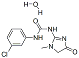 3-(3-Chlorophenyl)-1-(1-methyl-4-oxo-5h-imidazol-2-yl)urea hydrate Structure,63540-28-3Structure