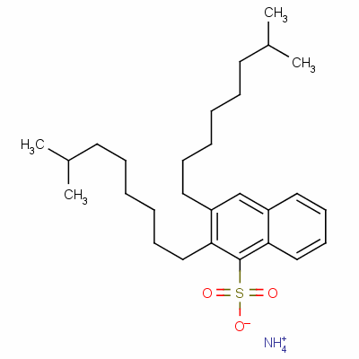 二异壬基萘磺酸铵结构式_63568-29-6结构式