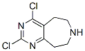 2,4-Dichloro-6,7,8,9-tetrahydro-5H-pyrimido[5,4-d]azepine Structure,635698-50-9Structure