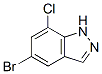 5-溴-7-氯-1H-吲唑结构式_635712-44-6结构式