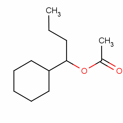 Alpha-propylcyclohexylmethyl acetate Structure,63573-84-2Structure
