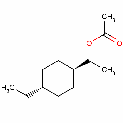 Trans-1-(4-ethylcyclohexyl)ethyl acetate Structure,63573-94-4Structure