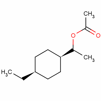 Cis-1-(4-ethylcyclohexyl)ethyl acetate Structure,63573-95-5Structure