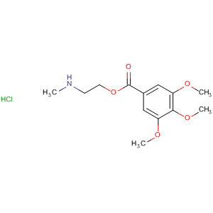 2-(甲基氨基)乙基 3,4,5-三甲氧基苯甲酸盐酸盐结构式_635750-83-3结构式