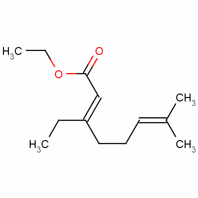 Ethyl 3-ethyl-7-methyl-2,6-octadienoate Structure,63584-40-7Structure
