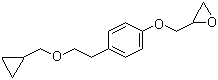 1-[4-(2-羟基乙基)苯氧基]-2,3-环氧基丙烷结构式_63659-17-6结构式