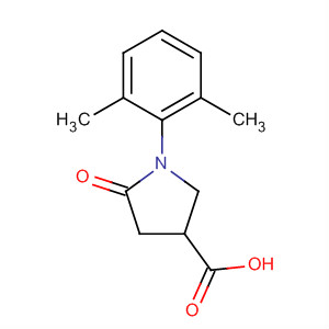 1-(2,6-二甲基苯基)-5-氧代吡咯烷-3-羧酸结构式_63674-48-6结构式