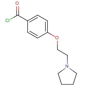 4-[2-(1-吡咯烷)乙氧基]苯甲酰氯结构式_63675-91-2结构式