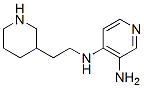 3-氨基-4-[2-(3-哌啶基)乙基氨基]吡啶结构式_63680-98-8结构式