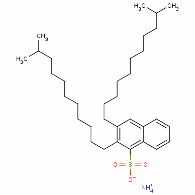 二异十二基萘磺酸铵结构式_63701-23-5结构式